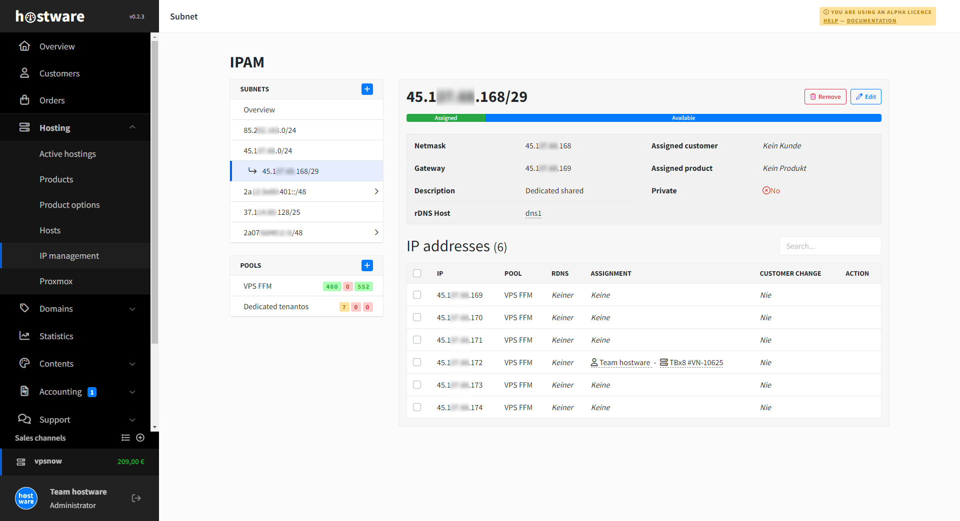 hostware ipam